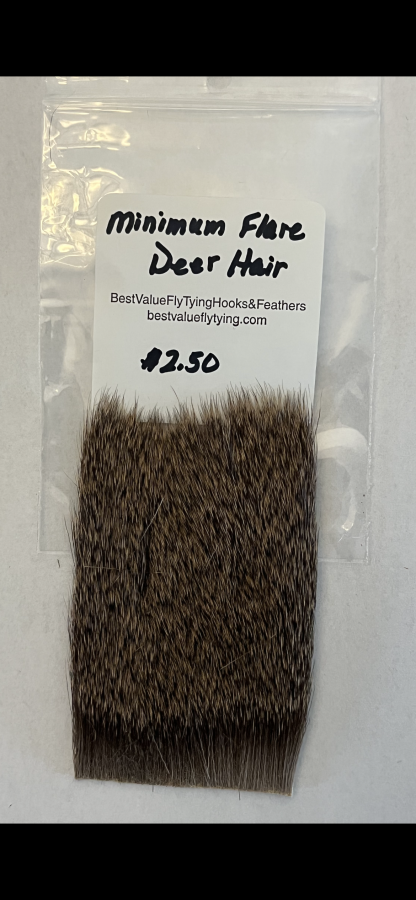 Minimum Flare Deer Hair